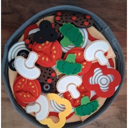 Pizza en feutrine