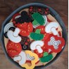 Pizza en feutrine